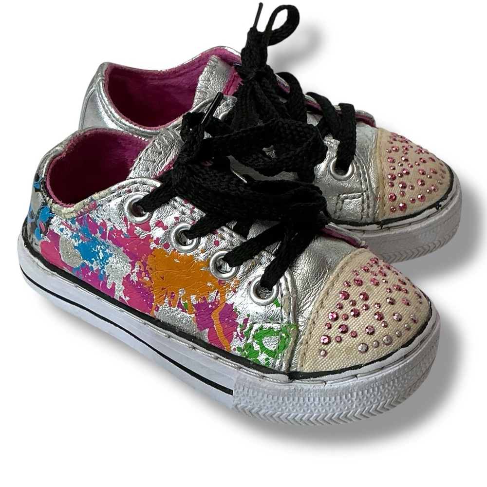 Air Walk Toddler Lo Glam Kicks Sneakers Size 5 1/2 M